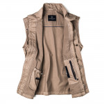 Men's Milan Garment Dyed Travel Vest - Sahara