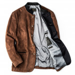 Men's Ferdi Austrian Suede Jacket in Tobacco