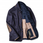 Men's Calido Coat in Flannel Double Jersey