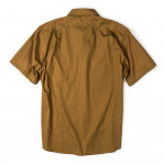 Short Sleeve Feather Cloth Shirt in Rugged Tan
