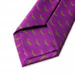 Westley Richards Silk Grouse tie in Royal Violet