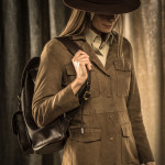 Ladies Farah Suede Safari Jacket