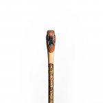 Hand Carved Teal Walking Stick