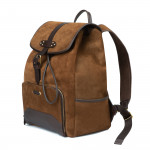 Bournbrook Rucksack in Walnut Suede