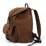 Explora Deluxe Rucksack in Walnut Suede