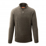 Cashmere Malvern 1/4 Zip in Graystone