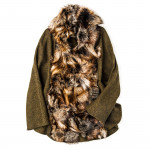 Ladies St. Petersburg Cape in Grey Fur