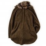 Ladies St. Petersburg Cape in Brown Tweed