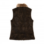 Ladies Suede Reversible Gilet