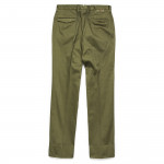 Warm Weather Cotton Trousers in Olive
