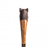 Hand Carved Wild Boar Walking Stick