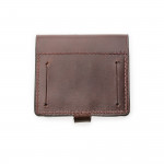 Medium 5Rd Closed Ammunition Belt Wallet in Dark Tan