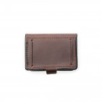 Small 5Rd Closed Ammunition Belt Wallet in Dark Tan