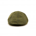 Kinloch Tweed Cap in Navy/Wine