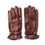 RH Leather Shooting Gloves in Tan 