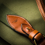 Harridence Slip in Hunter Green and Mid Tan