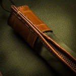 Harridence Slip in Hunter Green and Mid Tan