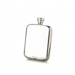 4oz Hip flask in Dark Tan