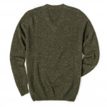 Rora Cashmere V neck Sweater - Loden