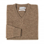 Rora Cashmere V neck Sweater - Foal