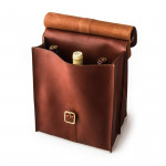 Premium Leather Carrier for 6 Bottles