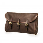 Redfern Cleaning Pouch with Accessories in Dark Tan