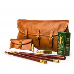 Redfern Cleaning Pouch with Accessories in Mid Tan