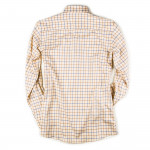 Men's Deluxe Tattersall Shirt in Blue/Brown Check