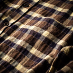 Men's Fine Cotton Shirt in Blue Buffalo Check