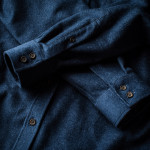 Men's Fine Cotton Shirt in Indigo