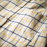 Men's Deluxe Tattersall Shirt in Blue/ Yellow/ Brown