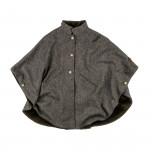 T.ba Reversible Tweed Short Cloak