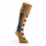 Whitfield Shooting Sock in Amber Marl