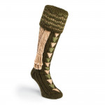 Whitfield Shooting Sock in Loden & Camel