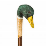 Hand Carved Country Curved Mallard Walking Stick