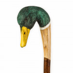 Hand Carved Country Curved Mallard Walking Stick