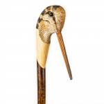 Hand Carved Country Woodcock Walking Stick