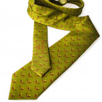 Silk Mallard Tie in Bronze Green