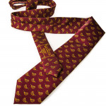 Silk Mallard Tie in Chianti