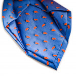 Silk Partridge Tie in Niagara Blue
