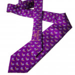 Silk Mallard Tie in Palace Purple