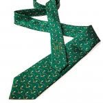 Silk Pheasant tie in Dark Green