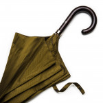 Herringbone Umbrella with Maple Handle