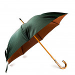 Polka Dot Umbrella with Blonde Maple Handle