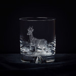 Hand Engraved Crystal Glass - Roebuck