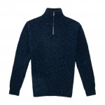 Malvern Quarter Zip in Marine