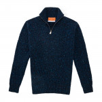 Malvern Quarter Zip in Marine