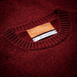 Ladies Langland Cashmere Crewneck in Wine