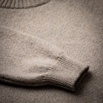 Ladies Langland Cashmere Crewneck in Pebble