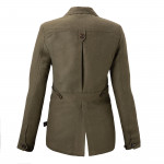 Ladies Linen Safari Jacket in Cape Green
